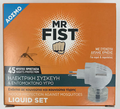 Mr. Fist Συσκευή με Υγρό για Κουνούπια 40ml