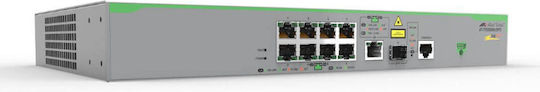 Allied Telesis FS980M/9PS Managed L2 PoE+ Switch with 8 Gigabit (1Gbps) Ethernet Ports and 1 SFP Port