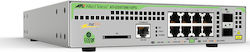 Allied Telesis GS970M/10PS Managed L3 PoE+ Switch with 8 Gigabit (1Gbps) Ethernet Ports and 2 SFP Ports