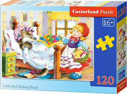 Детски Пъзел Little Red Riding Hood за 6++ Години 120бр Castorland