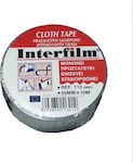 Interfilm Cloth Black Αυτοκόλλητη Υφασμάτινη Ταινία Μαύρη 50mmx10m
