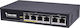 Vivotek AW-FET-060C-065 L2 PoE+ Switch με 6 Θύρες Gigabit (1Gbps) Ethernet