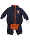 Carter's Baby Bodysuit Set Short-Sleeved with Pants Blue 3pcs