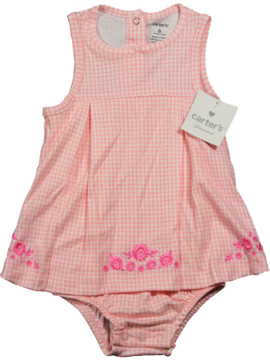 Carter's Baby Bodysuit Sleeveless Pink