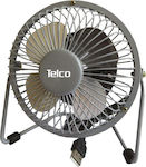 Telco USB Office/Home Rotating Fan Silver 401 4" Fan 180015