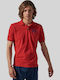Miguel Polo Short Sleeve Blouse Red