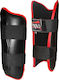 Olympus Sport Prince Vinyl Shin Guards Adults Black
