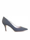 Mourtzi Suede Pointed Toe Heel Gray