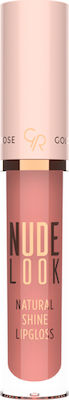 Golden Rose Nude Look Natural Shine Lip Gloss 03 Coral Nude 4.5ml