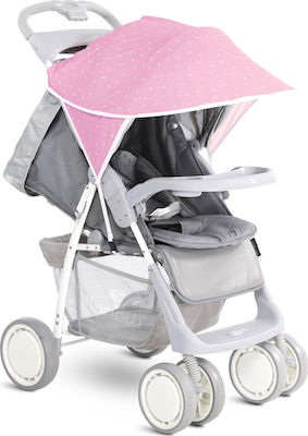 Lorelli Stroller Sunshade Triangles Pink