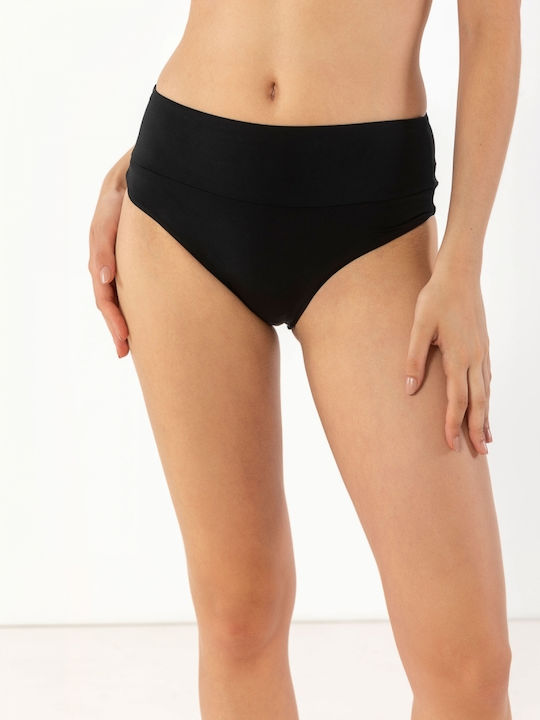 BP-3089 Bikini Brazil Ψηλόμεσο Μαύρο
