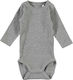 Name It Baby Bodysuit Long-Sleeved Gray