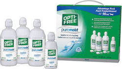 Alcon Optifree PureMoist Contact Lens Solution 900ml & 90ml