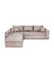 Olymp Ecke Sofa mit Umkehrbarer Winkel Braun 280x210x80cm