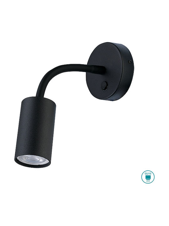 Nowodvorski Eye Flex S Single Spot with Socket GU10 in Black Color