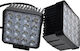 Auto Gs Квадратς Фарове за кола LED Универсален 12 / 24V 1бр