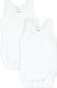 Minerva 90-30061 Baby Bodysuit Underwear Set Sleeveless White 90-30061-005