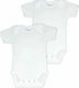 Minerva 90-30060 Baby Bodysuit Underwear Set Short-Sleeved White 90-30060-005 2pcs