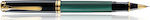 Pelikan Souveran R400 Pen Rollerball with Blue Ink Black-Green