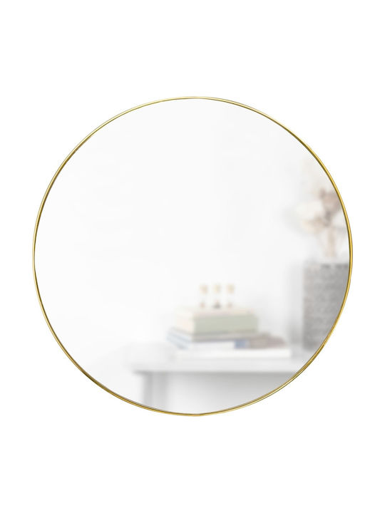 Umbra Καθρέπτης Τοίχου με Χρυσό Μεταλλικό Πλαίσιο Mήκους 86.3cm