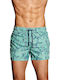 Gant Men's Swimwear Shorts Turquoise with Patterns