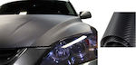 Benzi Autocolante Auto Carbon 200 x 50cm în Culoarea Negru 1buc