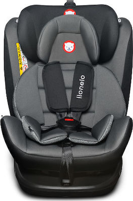 Lionelo Bastiaan Baby Car Seat with Isofix Black-Grey 0-36 kg