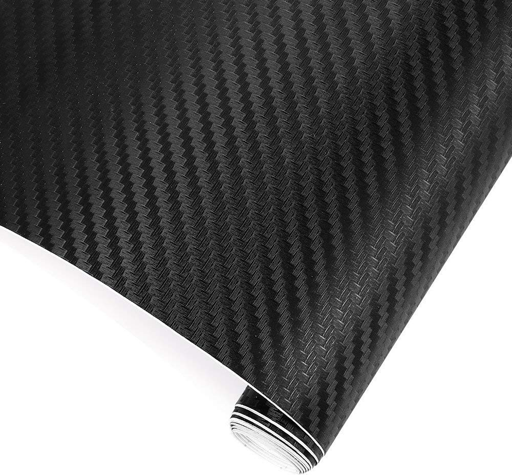 Trixes Black Carbon 3D Fibre Vinyl Adhesive Wrap 1500x300mm Skroutz.gr