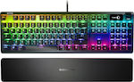 SteelSeries Apex Pro Hall Effect Gaming Keyboard with SteelSeries OmniPoint switches and RGB lighting (English US)