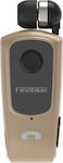Fineblue F920 In-ear Bluetooth Handsfree Ακουστικό Πέτου Χρυσό