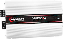 Taramps DS 1200X4 Ενισχυτής Αυτοκινήτου 4 Καναλιών (Κλάση D)