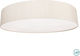 Nowodvorski Turda Modern Fabric Ceiling Light with Socket E27 White