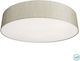 Nowodvorski Turda Modern Fabric Ceiling Light with Socket E27 Gray