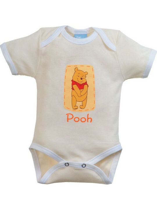 Disney Winnie The Pooh Set Baby Unterwäsche Strampler Kurzärmelig Gelb