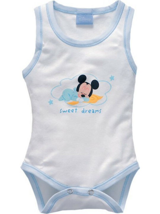 Disney Mickey Baby Bodysuit Underwear Sleeveless White