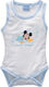 Disney Mickey Baby Bodysuit Underwear Sleeveless White