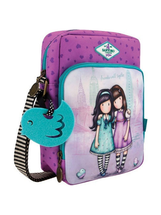 Santoro Kinder Rucksack Umhängetasche Lila 20cmx8cmx25cmcm