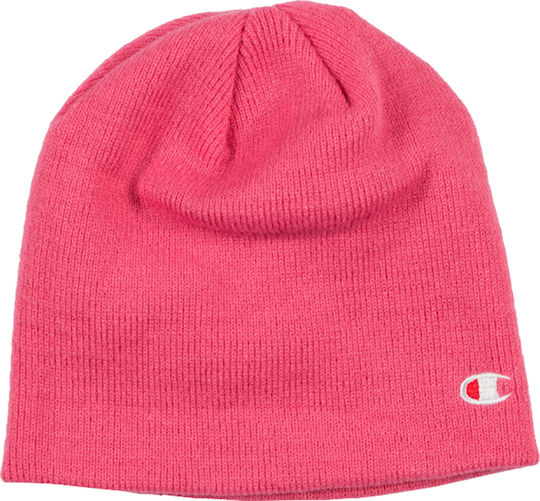 Beanie Männer Beanie Gestrickt in Fuchsie Farbe