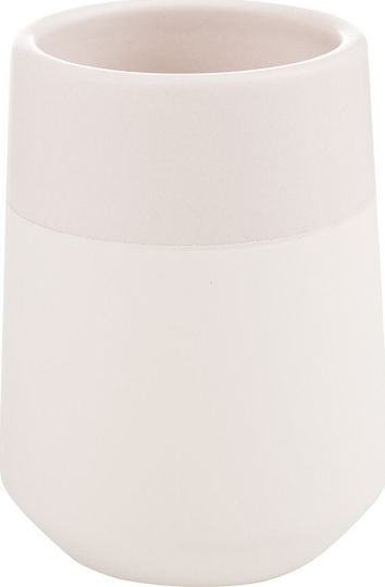 Aquanova Opaco Sorbet Ceramic Cup Holder Countertop Pink