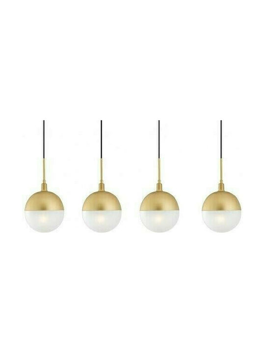 Luma Pendant Chandelier Rail Gold