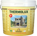 Tetralux Thermolux Exterior Plastic Thermal insulation Paint for Exterior Use White 10lt