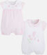 Mayoral Baby Bodysuit Short-Sleeved Pink