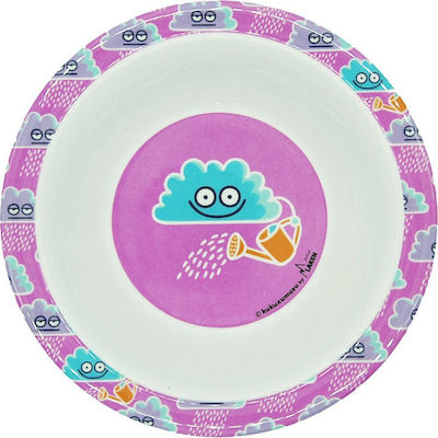 Laken Baby Food Bowl Kukuxumuxu made of Melamine Purple KBM-CP