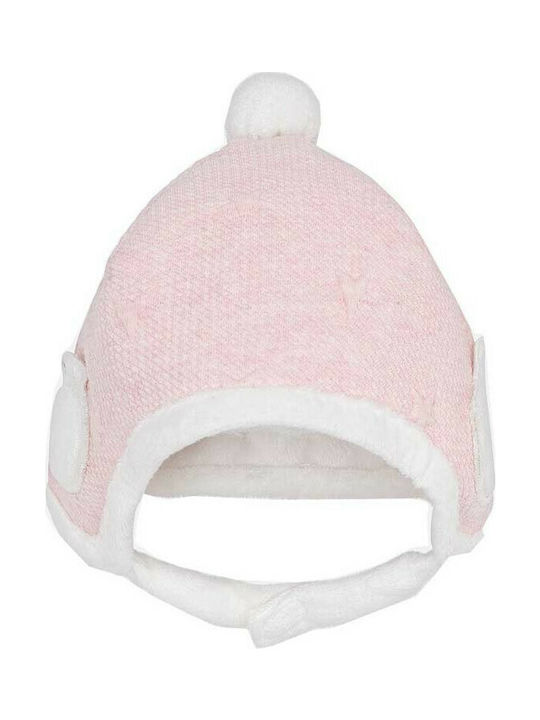 Mayoral Kids Beanie Knitted Pink