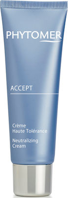 Phytomer Accept Neutralizing Cream Feuchtigkeitsspendend Creme Gesicht Tag für Empfindliche Haut 50ml