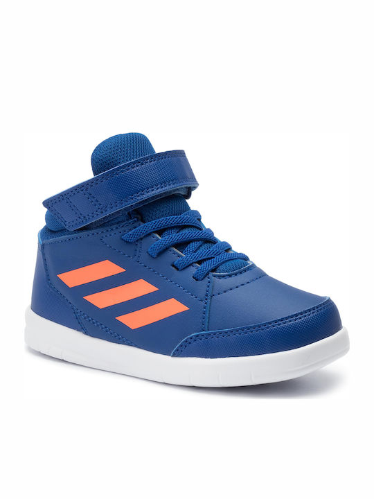 AltaSport Mid Kids Sneakers High with Scratch Collegiate Royal / Solar Orange / Cloud White