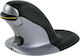 Fellowes Penguin RF Large Wireless Ergonomic Vertical Mouse Gray