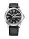 Swiss Military by Chrono Men's Watch 42mm Battery with Black Leather Strap
