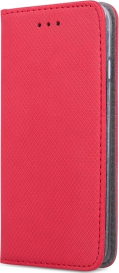 Smart Magnet Book Δερματίνης Κόκκινο (Huawei P30 Lite)