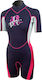 Aropec Wetsuit with Zip Dark Blue / Fuchsia 2.5mm